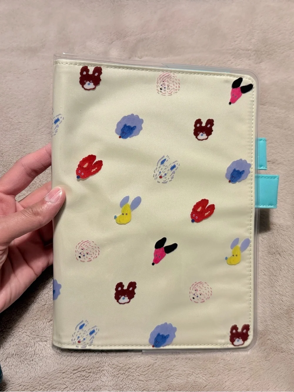 Hobonichi A5 colors with cover on cover